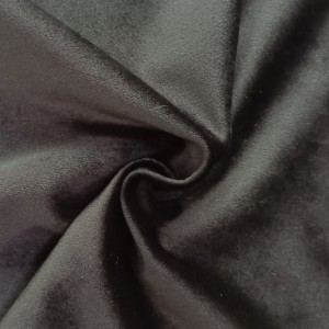 Recycled single sided velvet gabardine