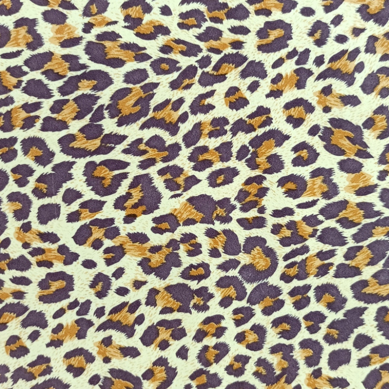 recycle polyester  leopard print